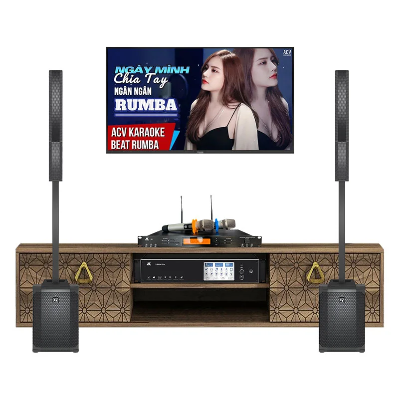 Dàn karaoke gia đình KGD185 (Electro voice Evolve 50M, JKaudio X9900 Pro, JKAudio B9)