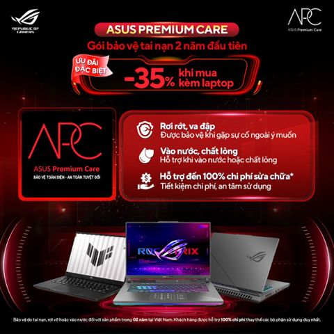 Gói bảo hành rơi vỡ Laptop Asus Gaming ADP-24M 24 tháng (Gaming ROG)