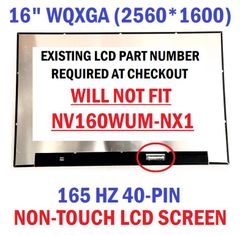  Màn Hình 16.0″ Led Slim Ko Viền =wqxga 2k 165hz= (16:10) 