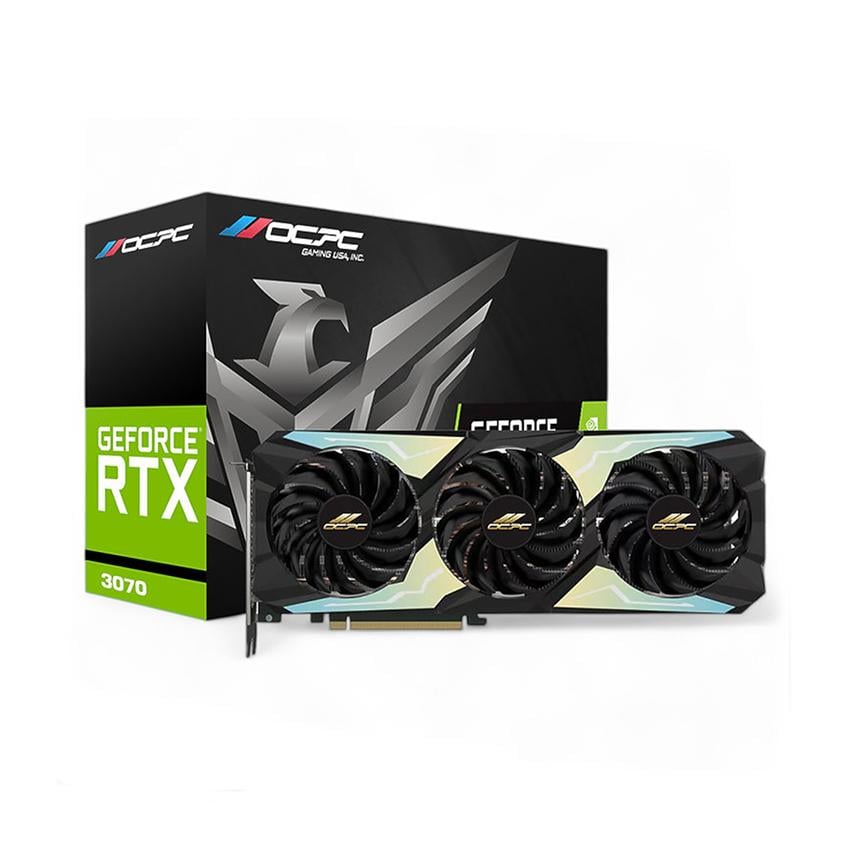 Card màn hình OCPC RTX 3070 DUAL XE 8GB GDDR6. Mã OCVN3070G8DXEBK [Màu đen, 2 FAN]