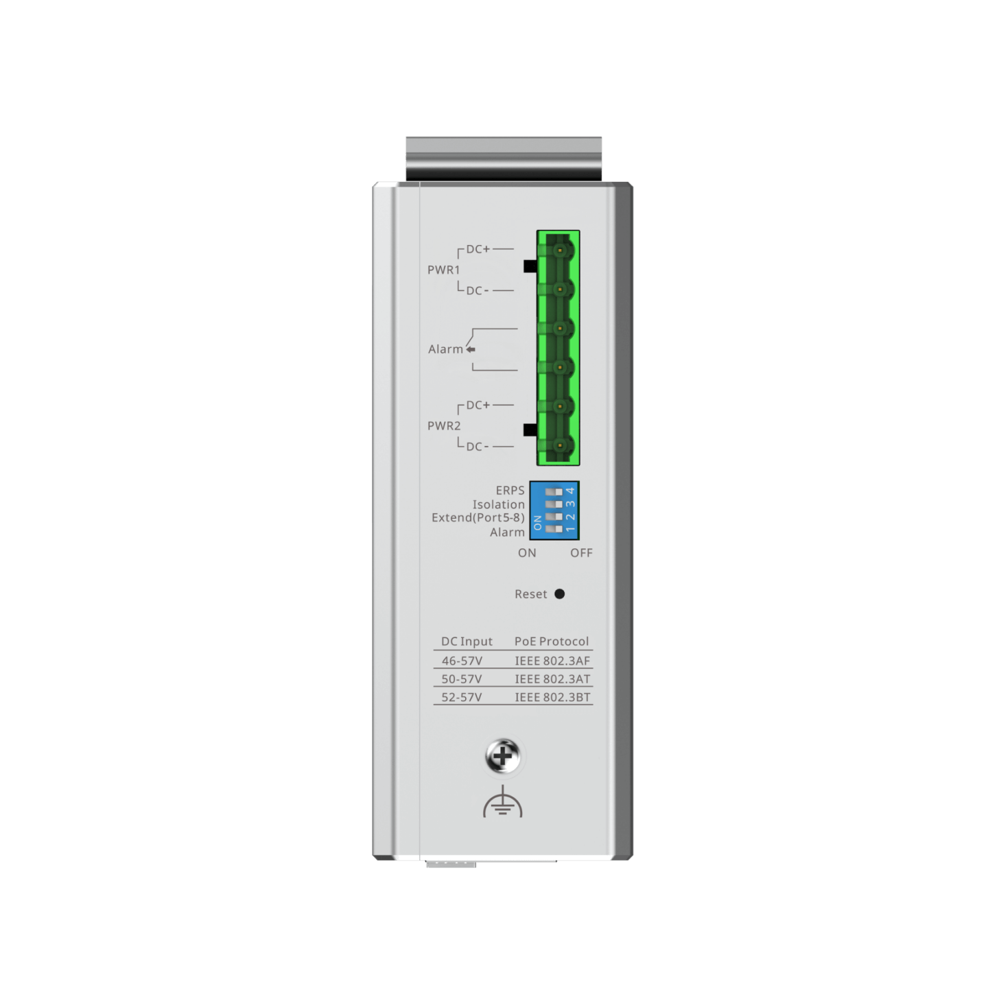 Ảnh minh họa RG-NIS2100-8GT2SFP-HP, Thiết bị chuyển mạch Công nghiệp được Quản lý trên Cloud 10 cổng 3