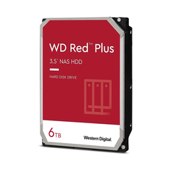  HDD WD Red Plus 6TB 3.5 inch SATA III 256MB Cache 5400RPM WD60EFPX 