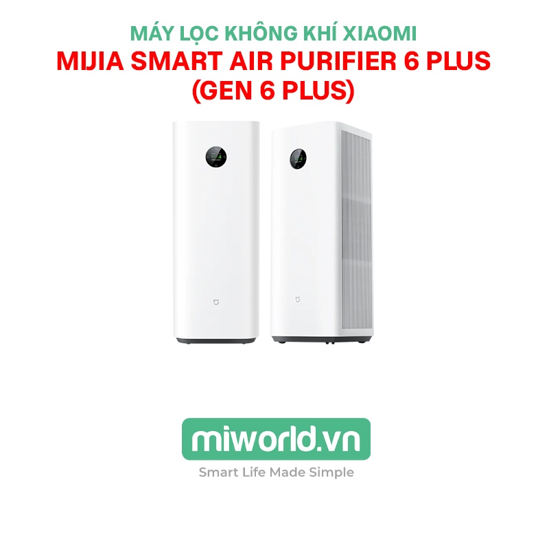 Máy Lọc Không Khí Xiaomi Mijia Smart Air Purifier 6 Plus (Gen 6 Plus) - Hàng Chính Hãng