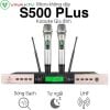 Micro không dây VinaKTV S500 Plus, Cảm Biến Tự Ngắt, Có Khả Năng Dò