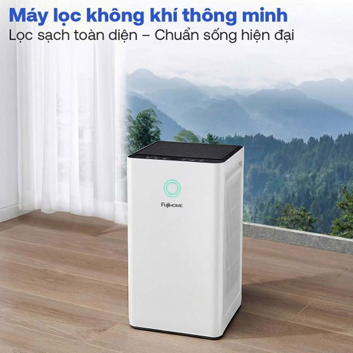 Ảnh minh họa Máy lọc không khí thông minh FujiHome AP5PRO có kết nối điều khiển qua Wifi 1