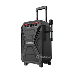  W-King K5 – Loa Karaoke di động công suất 160W, Tặng kèm 2 micro không 