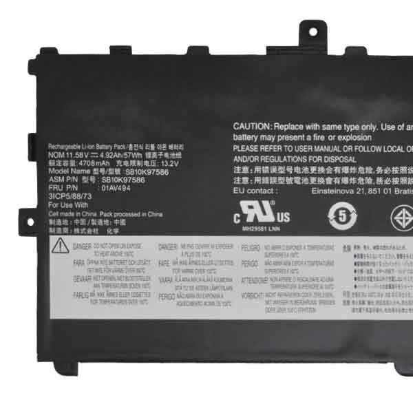 Ảnh minh họa Thay Pin Laptop Lenovo X1 Carbon Gen 5, gen 6, 01AV429, 01AV430, 01AV431, 01AV494 1