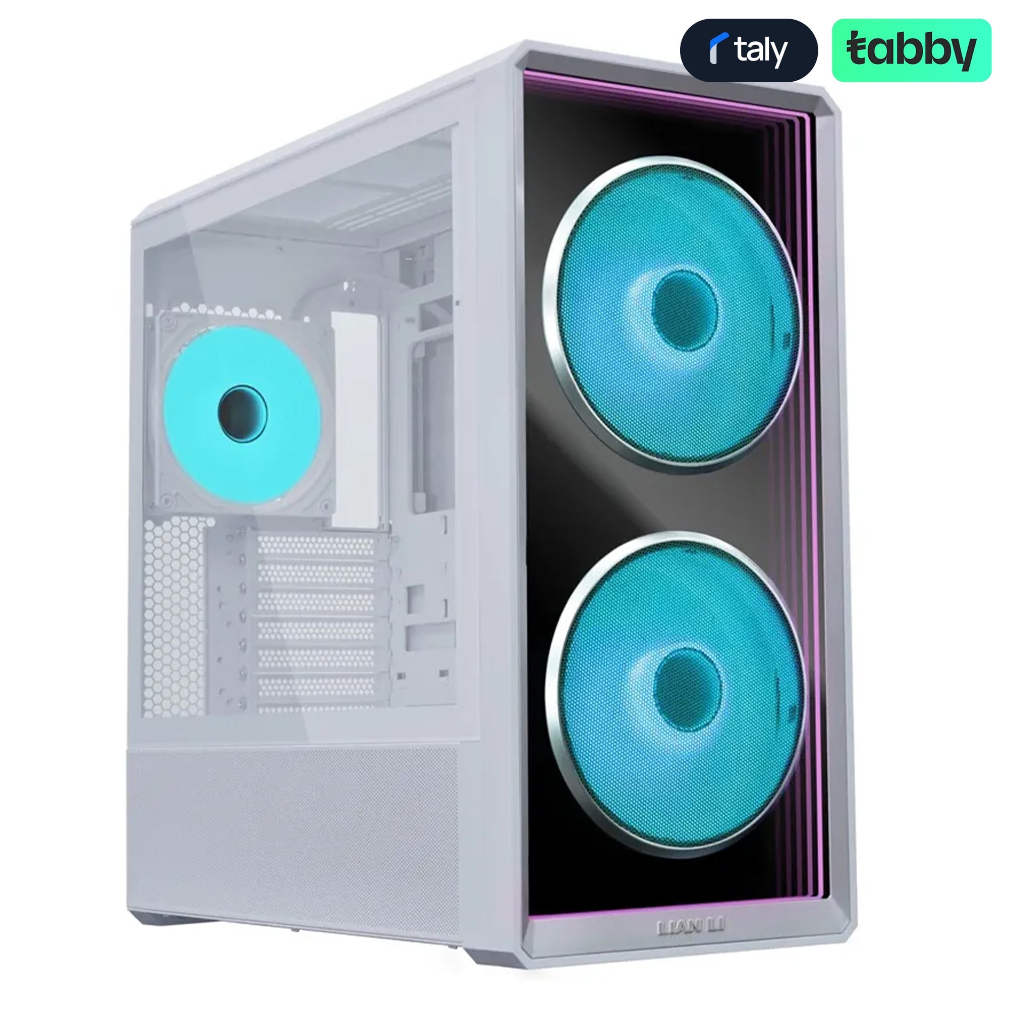 LIAN LI Lancool 217 INF Vỏ Case Gaming ATX Mid Tower - Trắng (Kèm 3 quạt ARGB)