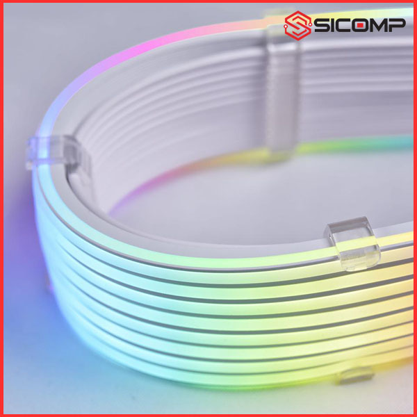 Ảnh minh họa DÂY NGUỒN NỐI DÀI LIAN LI STRIMER PLUS V2 CHO CARD ĐỒ HỌA - 12VHPWR (12+4-PIN) - 12 sợi LED ARGB 3