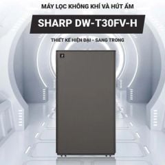  Máy hút ẩm và lọc không khí Sharp DW-T30FV-H 30L 