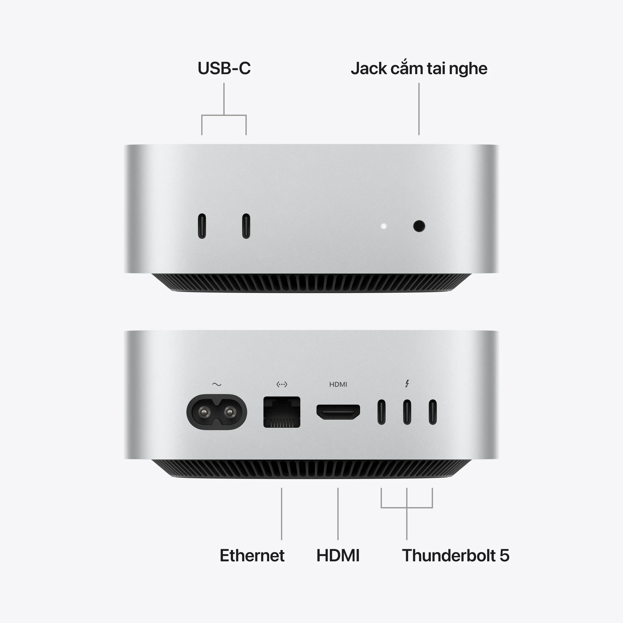 Ảnh minh họa Apple Mac mini M5 Pro 15CPU 16GPU 24GB 1TB 2026 | Chính hãng Apple Việt Nam 3