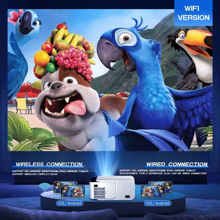 Ảnh minh họa T5 Mini 4K - Máy chiếu rạp hát tại gia hỗ trợ trình chiếu không dây và chơi game 1