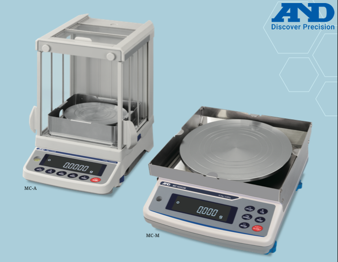 AND Mass Comparators MC-1104A (MC-A/MC-M Series) cân điện tử so sánh khối lượng chuẩn (1100g x 0.0001g)