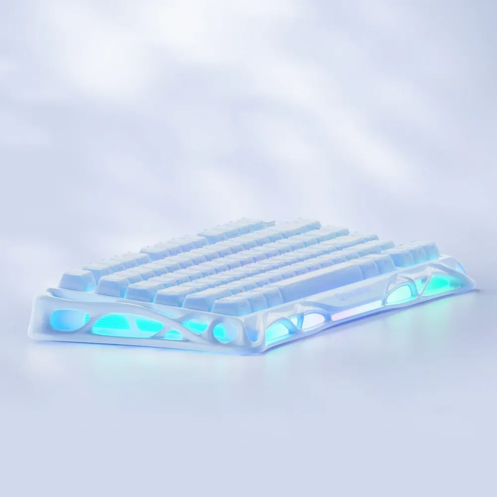 Ảnh minh họa GravaStar Mercury K1 75% Bàn phím Gaming Cơ Không dây Special Edition Ice Blue 3