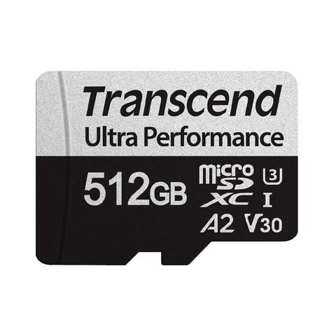 Thẻ nhớ Transcend 512GB microSD w/ adapter UHS-I U3 C10 V30 A2 Ultra