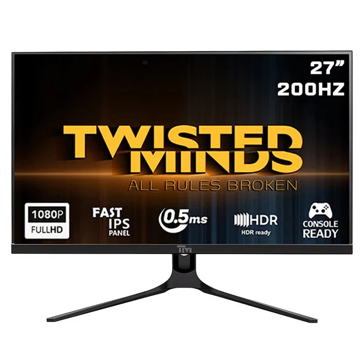 Màn hình chơi game Twisted Minds TM27FHD200IPS Supreme Series 27-inch FHD 200Hz Fast IPS màu đen