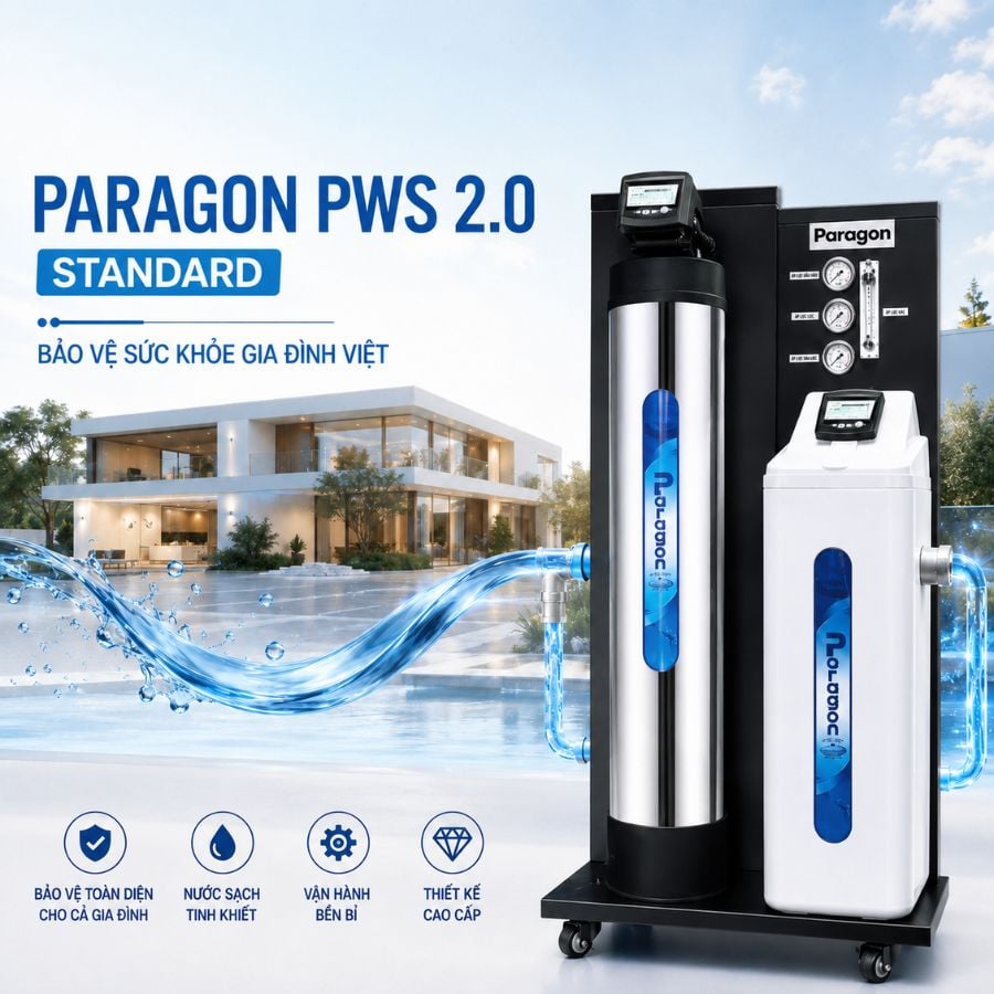 Ảnh minh họa Lọc tổng đầu nguồn Paragon PWS 2.0 Standard có nguồn gốc nhập khẩu theo chứng từ 1
