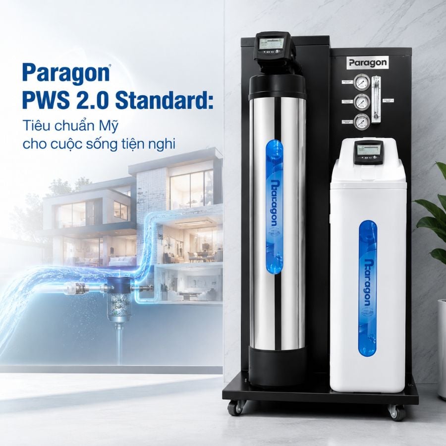 Ảnh minh họa Lọc tổng đầu nguồn Paragon PWS 2.0 Standard có nguồn gốc nhập khẩu theo chứng từ 2