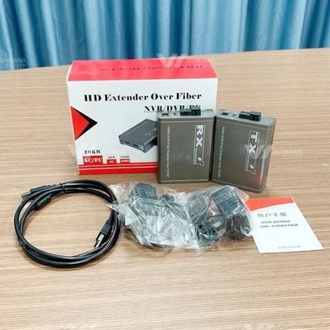 Bộ nối dài HDMI qua cáp quang 20km Onecam (HDMI-USB-20KM)
