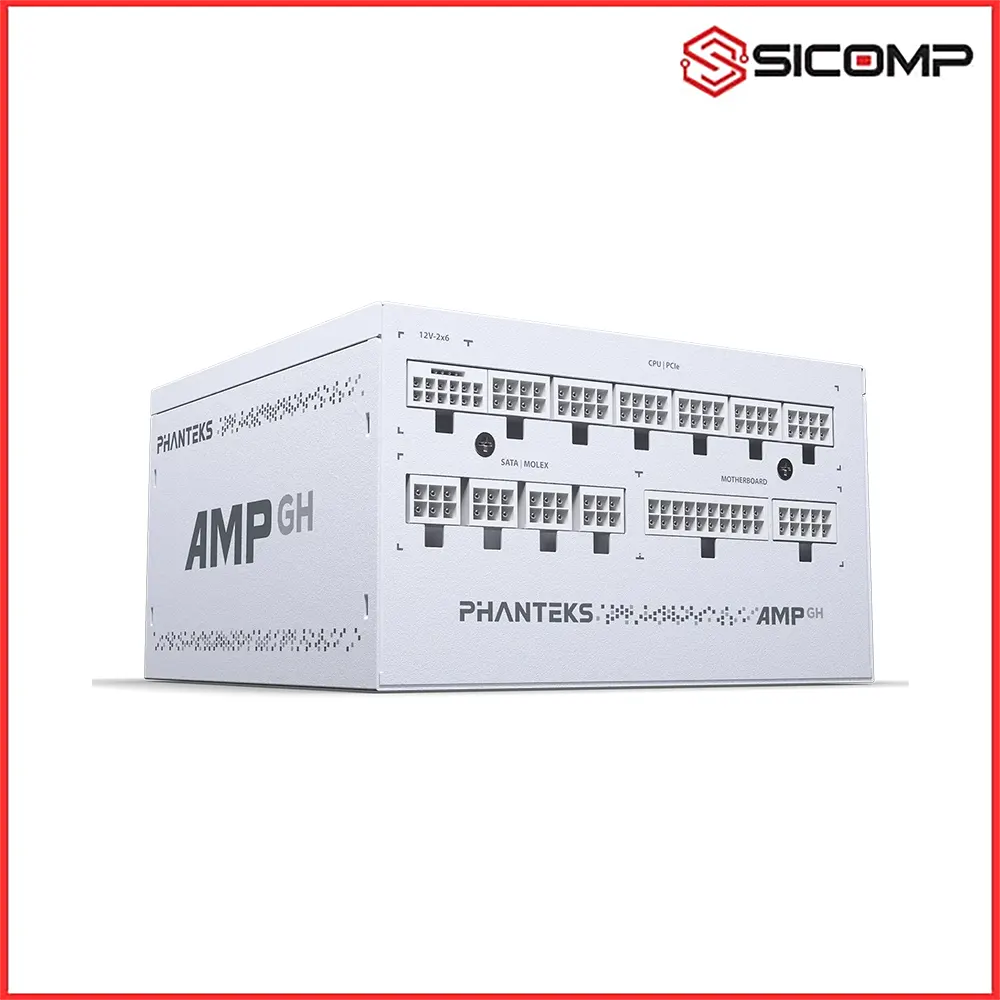 NGUỒN PHANTEKS AMP GH 1000W WHITE (5.1 / ATX 3.1 / FULL MODULAR / 80 PLUS PLATINUM)