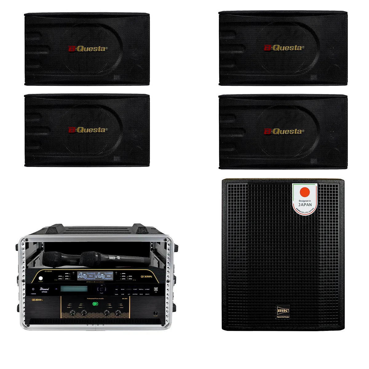 Ảnh minh họa Dàn karaoke Box BIK Pro 01 (BIK BK-C25, BIK VK-A54, Bksound KP500, BIK BBK-W55A, BIK BJ-U200) 2