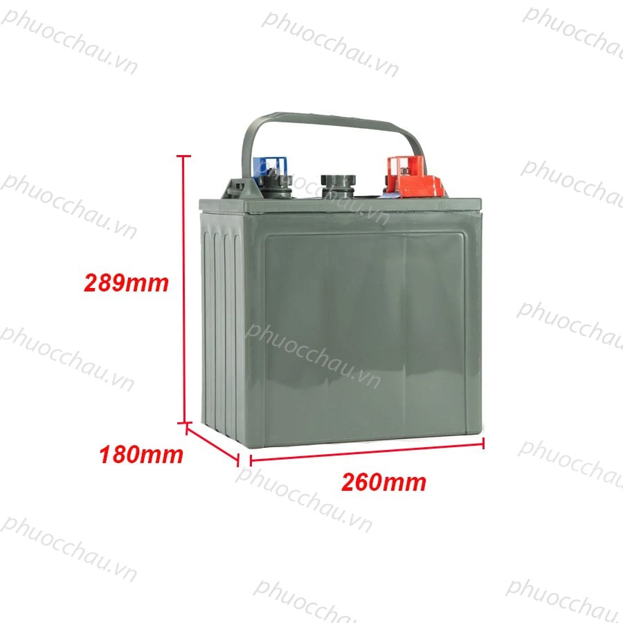 Ảnh minh họa Ắc Quy Xe Điện PINACO PL 6-260 6V-260Ah, acquy dùng cho xe golf, xe điện 2
