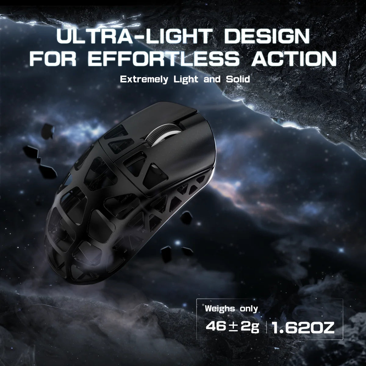 Ảnh minh họa ATTACK SHARK R3 Magnesium Alloy PAW3395 SUPERLIGHT 8K chuột gaming không dây - Đen 3