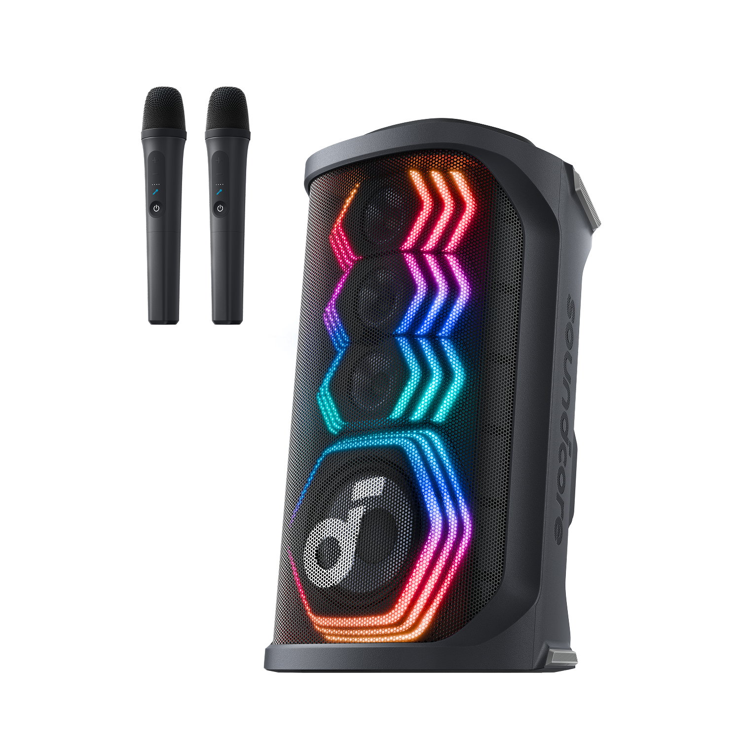Loa Karaoke Di Động SOUNDCORE Rave 3S 200W (Bluetooth v5.3, 12H, Link 100+ Speakers with Auracast) – BLACK