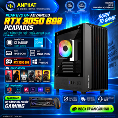  PC GAMING PCAP EVO GM ADVANCED RTX 3050 6GB / Intel Core i3 14100F / 