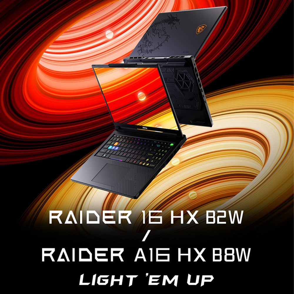 Ảnh minh họa Laptop MSI Raider A16 HX B8WH-031VN (Ryzen 9 8940HX, RTX 5070 Ti 12GB, RAM 32GB DDR5, SSD 1TB, 16 Inch IPS QHD+ 240Hz, Win 11) 1