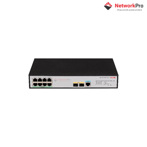 Switch H3C S5120V3-10P-PWR-LI Chính Hãng Việt Nam | 08 Cổng PoE+ Gigabit, 2 Cổng SFP