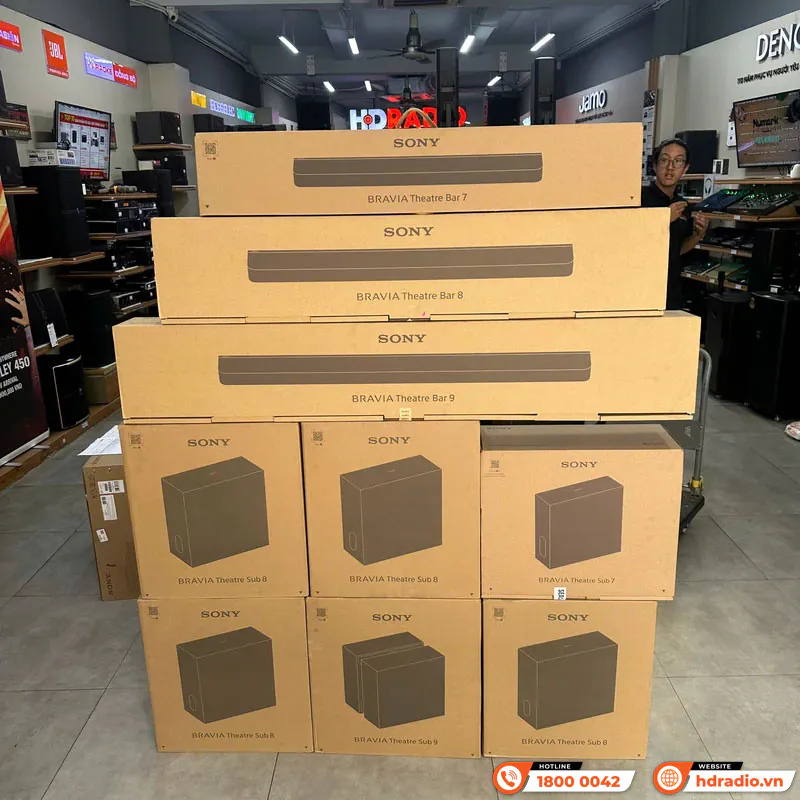 Ảnh minh họa Loa Sony Bravia Theatre Sub 8 (SA-SW8), 300 W, Bass 20 cm, Kết nối không dây, Hỗ trợ app BRAVIA Connect 2