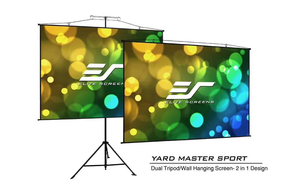 Ảnh minh họa Màn chiếu Elite Screens Yard Master Sport 96 inch YMS96S – Màn khung di động siêu nhẹ 1