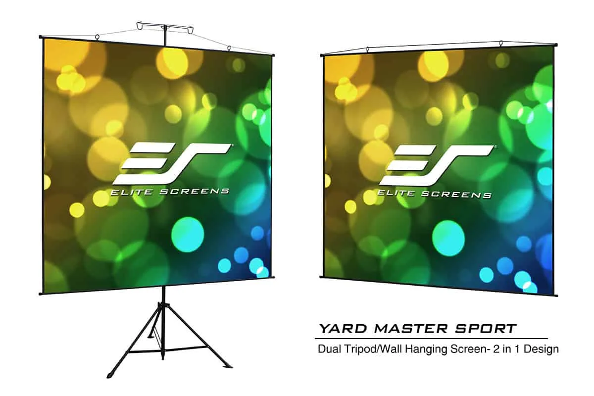 Ảnh minh họa Màn chiếu Elite Screens Yard Master Sport 96 inch YMS96S – Màn khung di động siêu nhẹ 3
