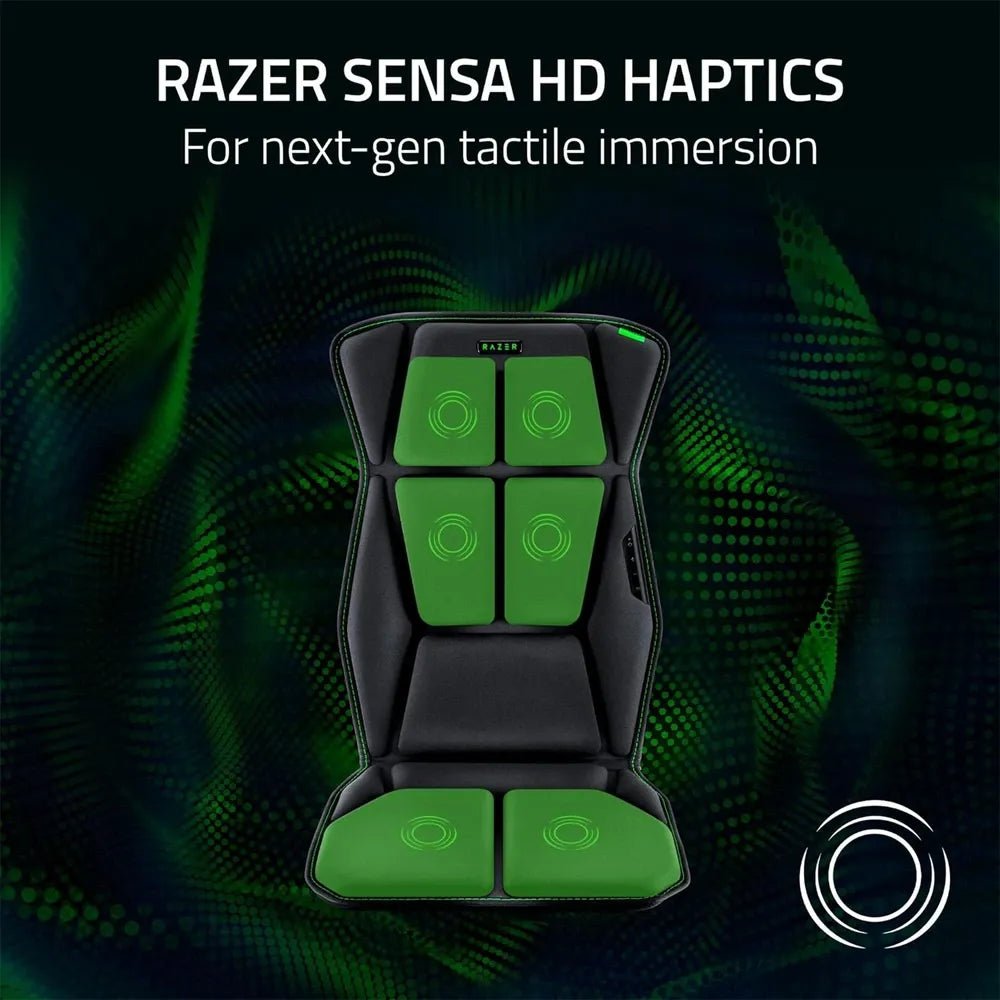 Ảnh minh họa Razer Freyja HD Haptic Gaming Chair Cushion – Sensa Haptics Immersive Seat Pad with HyperSpeed Wireless & Bluetooth 1