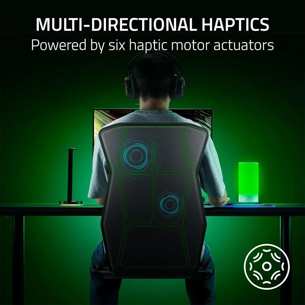 Ảnh minh họa Razer Freyja HD Haptic Gaming Chair Cushion – Sensa Haptics Immersive Seat Pad with HyperSpeed Wireless & Bluetooth 2