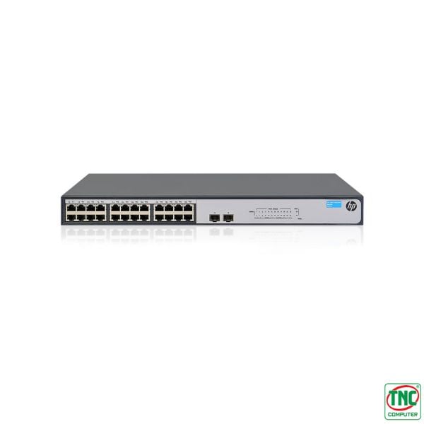 Ảnh minh họa Switch SFP HP V1420-24G-2SFP JH017A (24 port/ 10/100/1000 Mbps/ Unmanaged/ SFP) 1