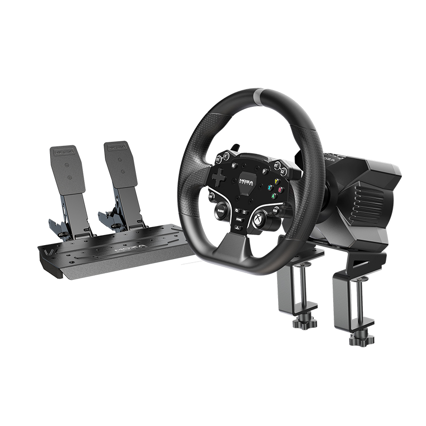 Ảnh minh họa Hệ thống mô phỏng lái xe HACOM Racing Silver 12 (GT/F1/Rally) (Moza R3 Bundle/Khung Art Cockpit SIMPLE FRAME) 2