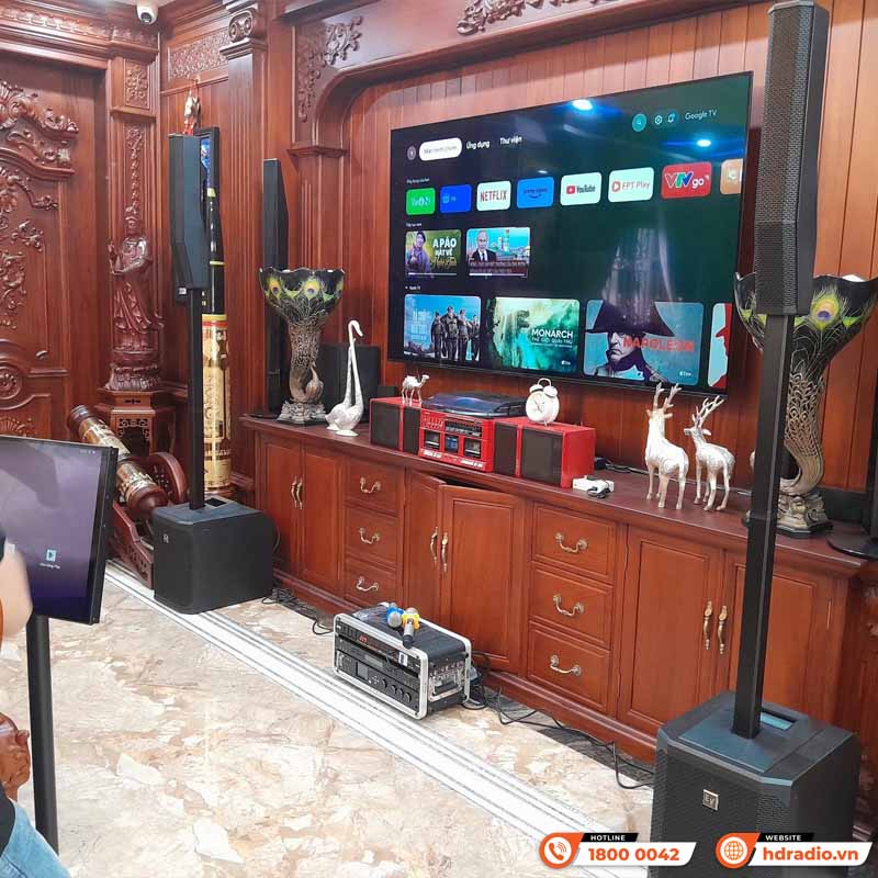 Ảnh minh họa Dàn karaoke Column SK09 (Electro-Voice Evolve 30M, JKAudio K500, X9000 Pro, Tủ Rack ABS 4U) 2