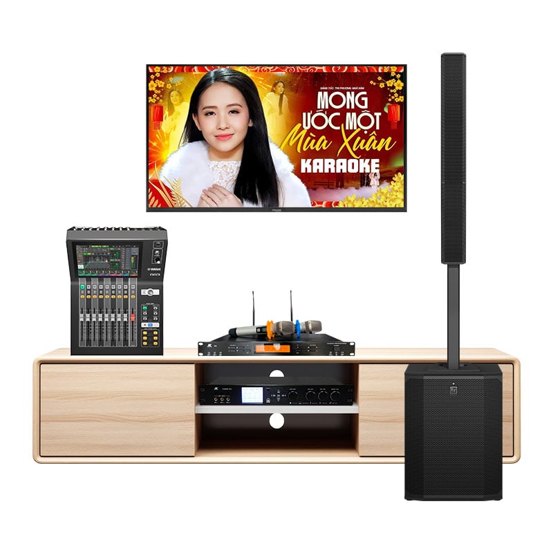 Dàn âm thanh sân khấu SK83 (Electro voice Evolve 90, Yamaha DM3S, JKaudio X9000 Pro, JKAudio B9)