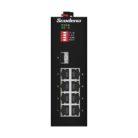 Scodeno SIS65-1GX8GT Switch Công Nghiệp 9 Cổng 1*1000 Base-X