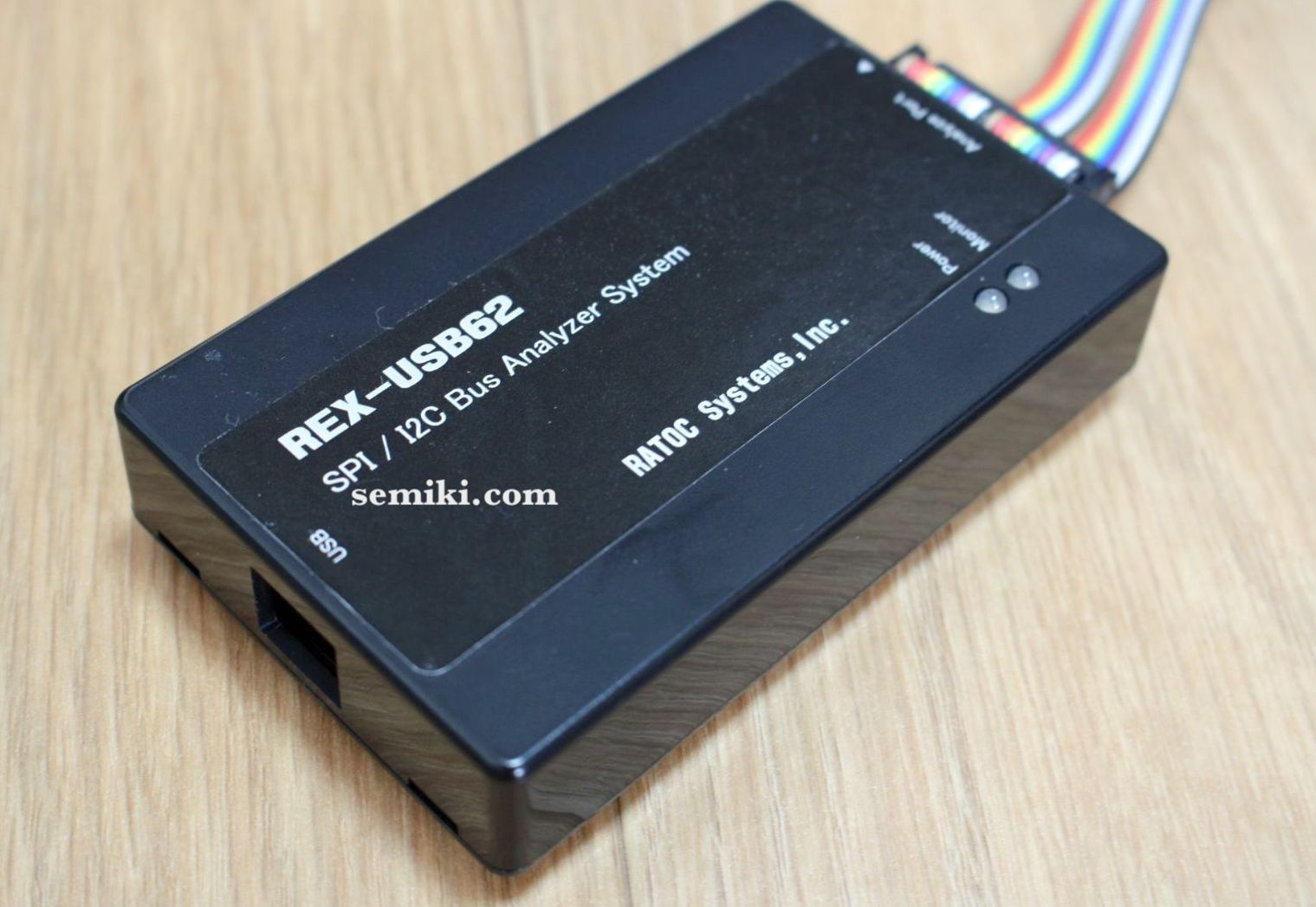 Ảnh minh họa RATOC Systems Bus Analyzer REX-USB62 thiết bị phân tích giao thức SPI/I2C 3