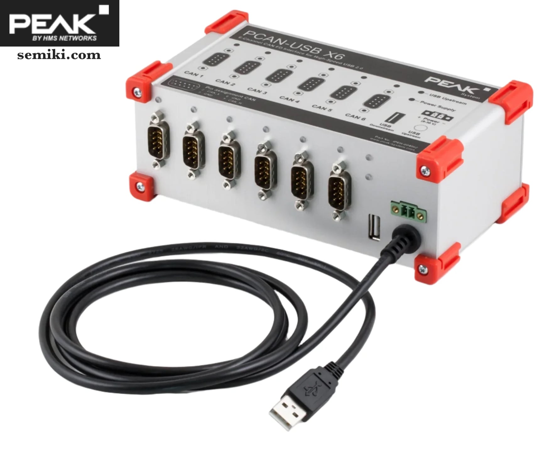 PEAK Systems PCAN-USB X6 (IPEH-004062) bộ chuyển đổi giao tiếp 6 cổng CAN FD