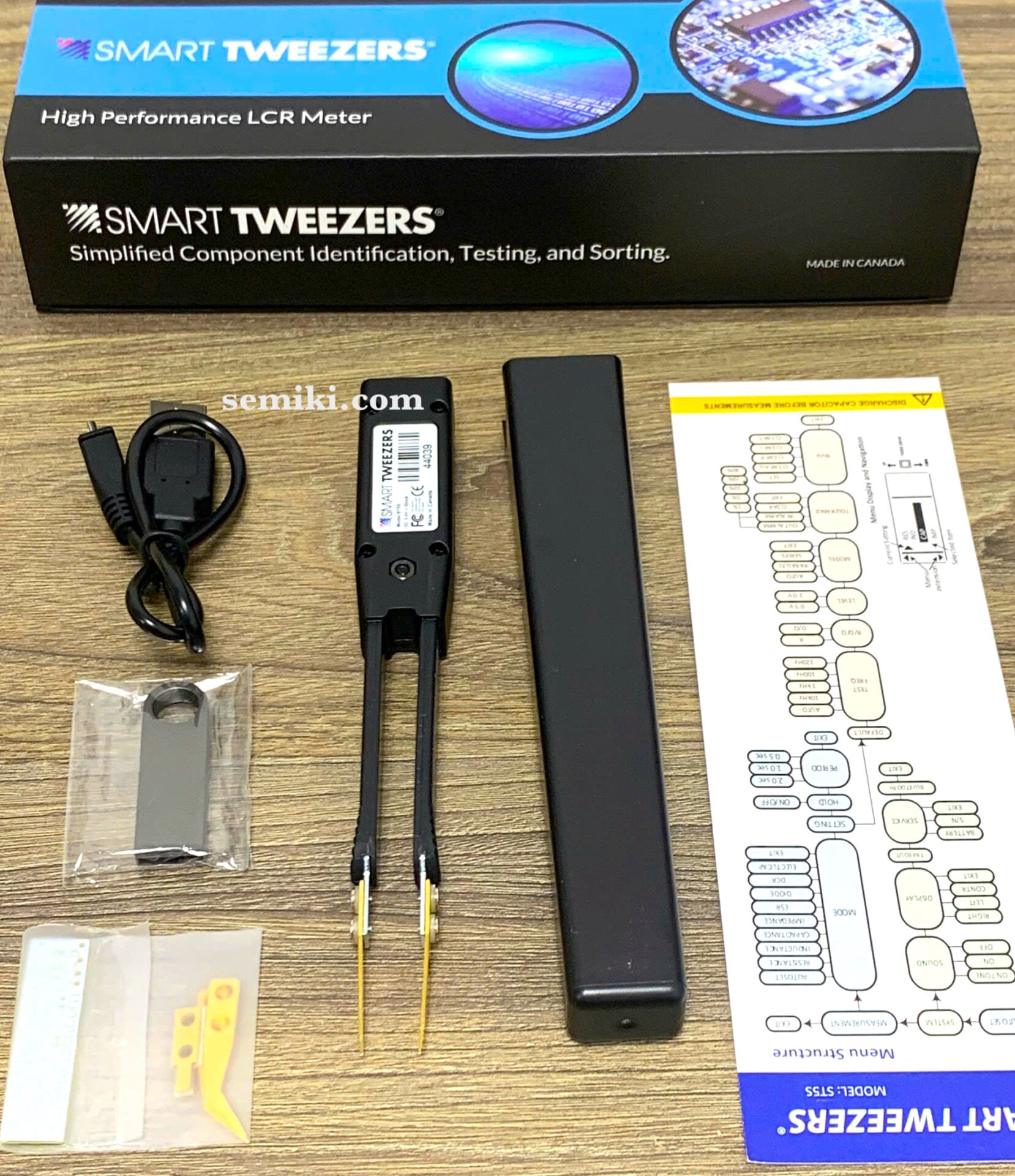 Ảnh minh họa Siborg Systems smart tweezers ST-5S thiết bị đo thông số LCR linh kiện PCB 2