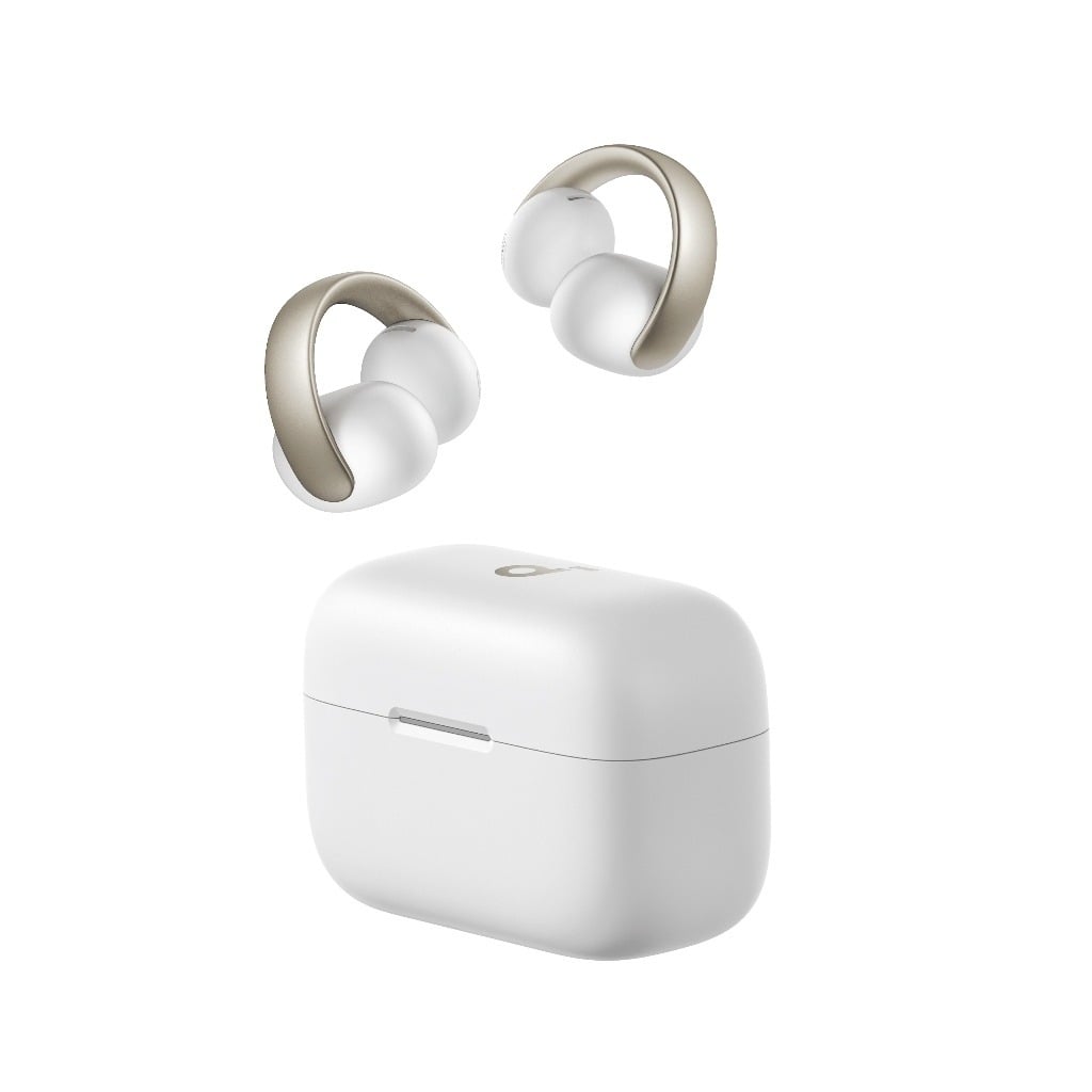 Tai Nghe Kẹp Tai Không Dây SOUNDCORE AeroClip (Bluetooth v5.4, 8H, Hi-Res Audio) – WHITE