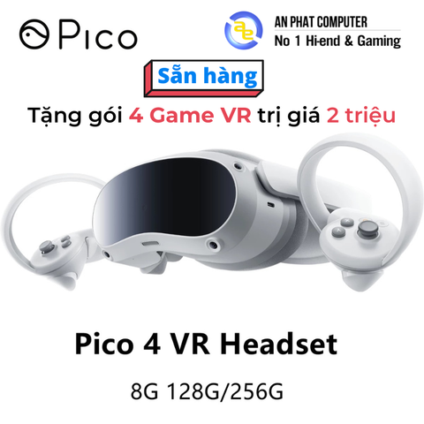 Kính thực tế ảo Pico 4 128GB 4K+ / 90Hz / CPU Snapdragon XR2 / OS 5.0