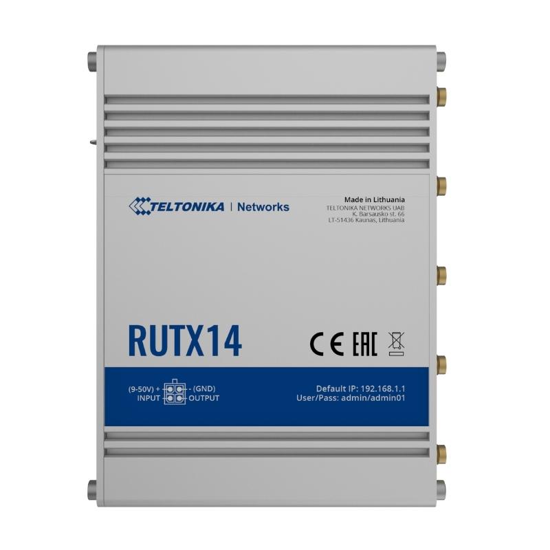 Ảnh minh họa Router 3G/4G công nghiệp Teltonika RUTX14, Dual SIM 4G LTE CAT12, wifi 5 chuẩn 802.11ac Wave-2 2