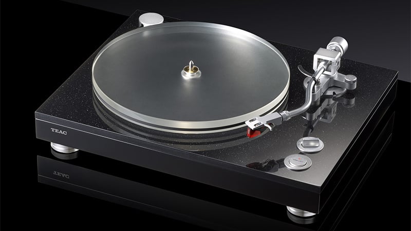 Ảnh minh họa Đầu Đĩa Than TEAC TN 5BB, Hộp mực MM Ortofon 2M RED, RCA, XLR (33 1/3, 45, 78 RPM) 2