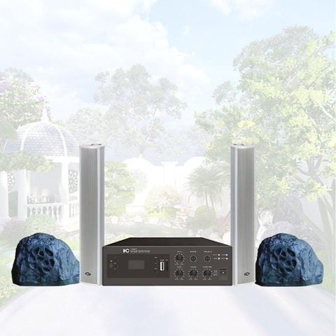 Hệ thống âm thanh nhạc nền sân vườn 08 (ITC T-300R)