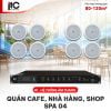 Hệ thống âm thanh quán cafe, nhà hàng, Shop, Spa 04 (ITC T-105)